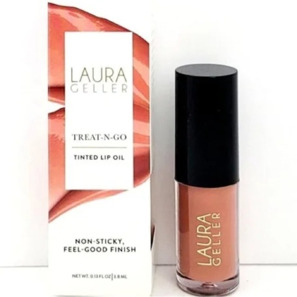 Laura Geller Other - Laura Geller Treat-N-Go Tinted Lip Oil in shade Crunch Time ,Full size, NIB